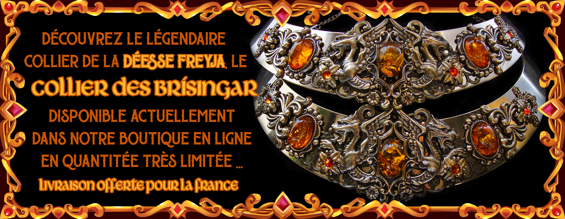 Le mythique collier des Brisingar appartenant à la déesse Freyja